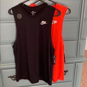 2 Nike dri-fit running tank tops